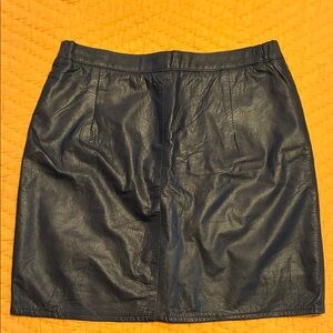 Vintage Leather Mini!! So much sass!